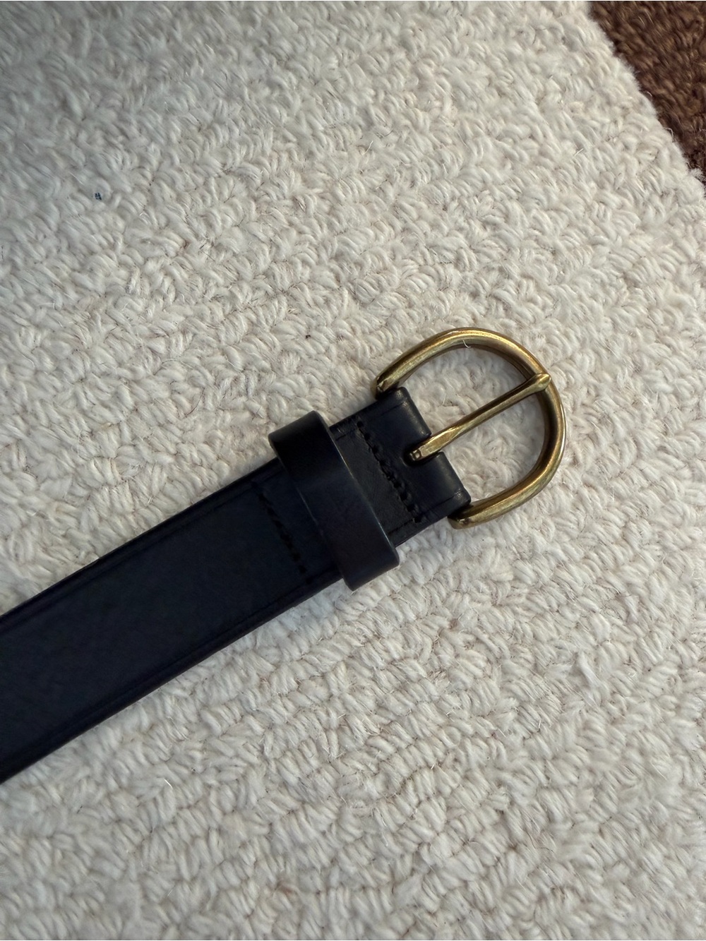 Madewell Black/Gold Belt Size M